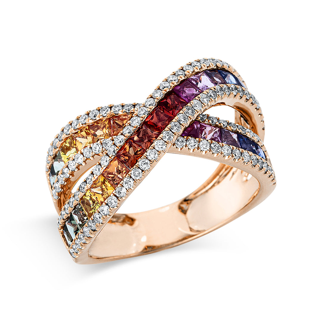 Rainbow &amp; Multicolor Ring - 1J252