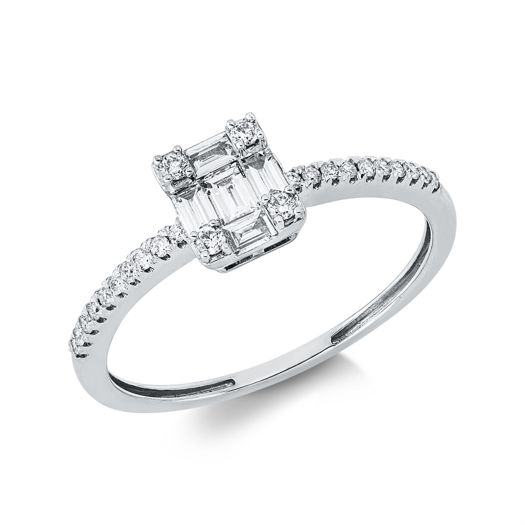 Baguette Illusion Ring - 1JD12