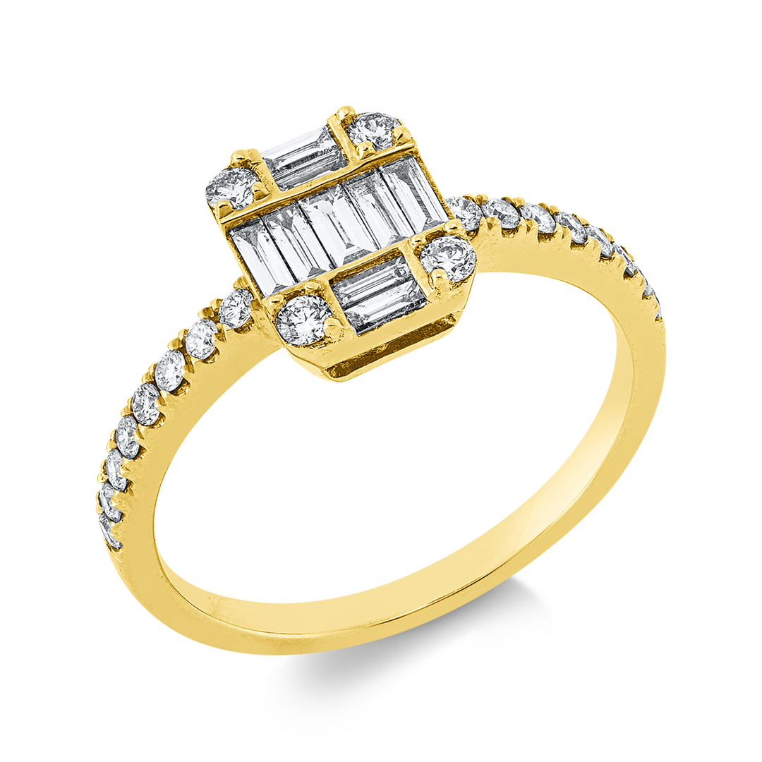 Baguette Illusion Ring - 1JD25