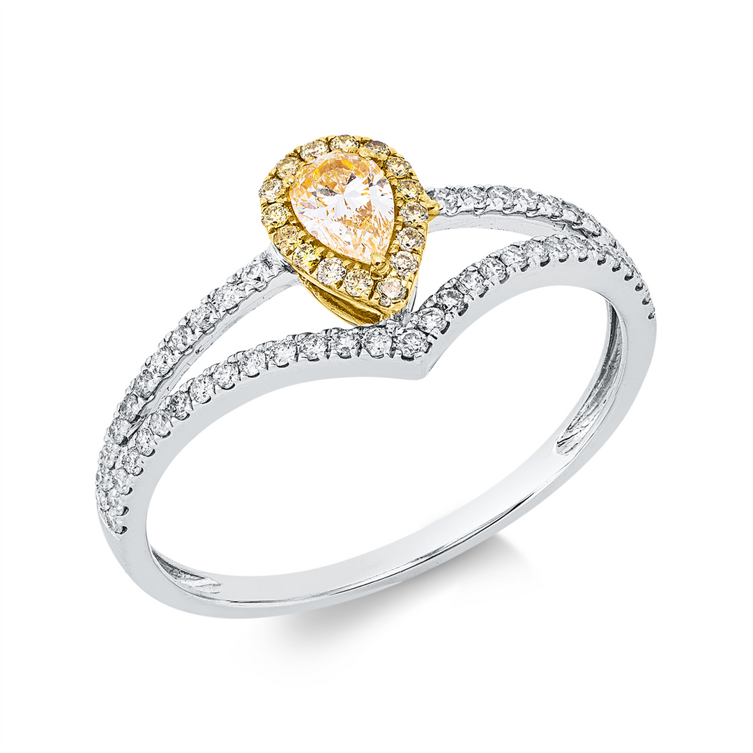 Farbiger Diamant Ring - 1JG66