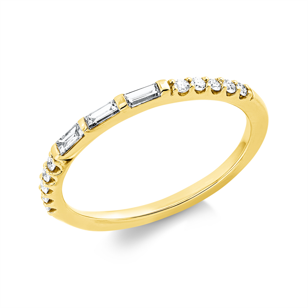 Solitaire mit Besatz Ring - 1JL38