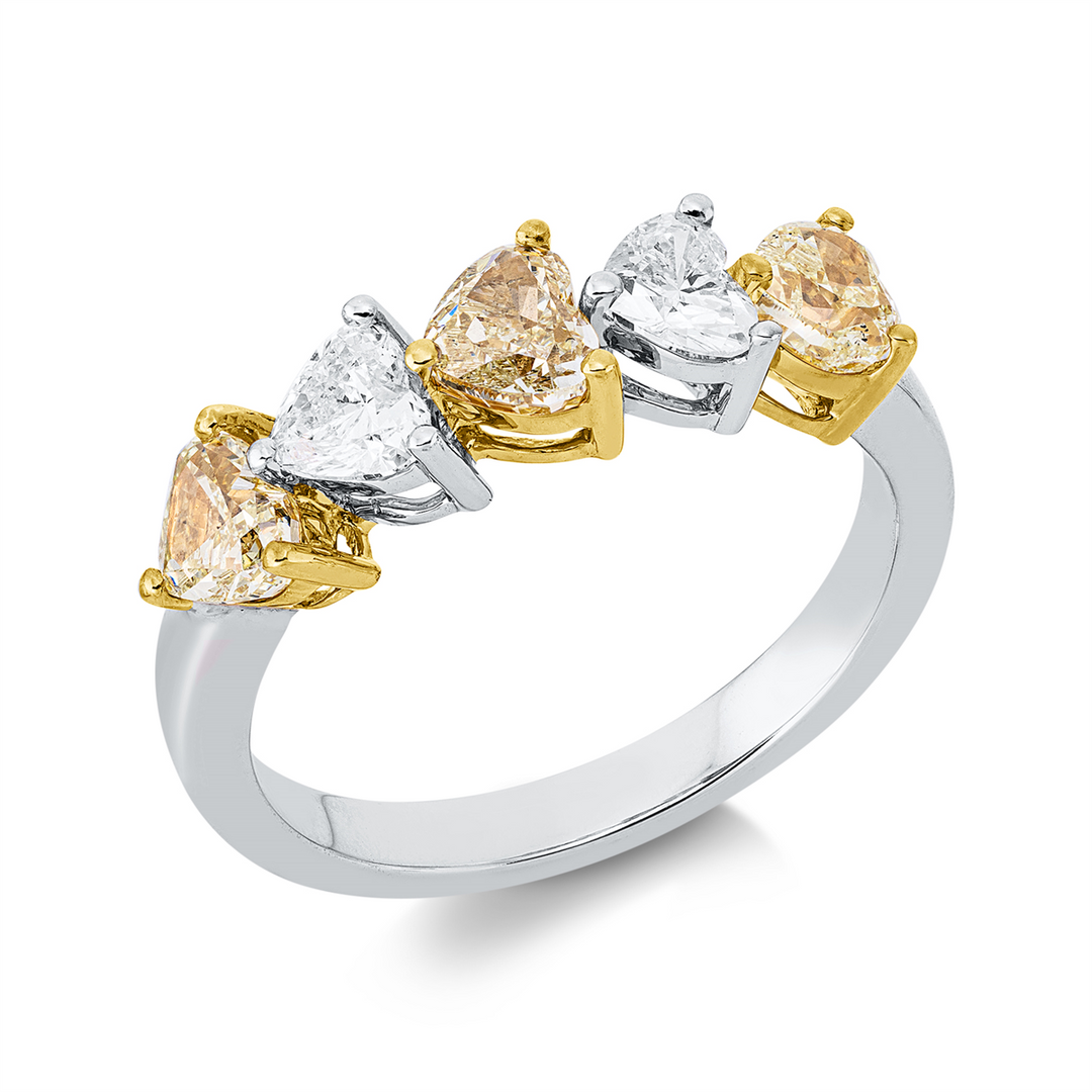 Farbiger Diamant Ring - 1JS02