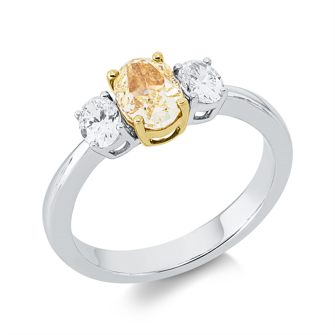 Farbiger Diamant Ring - 1JS15