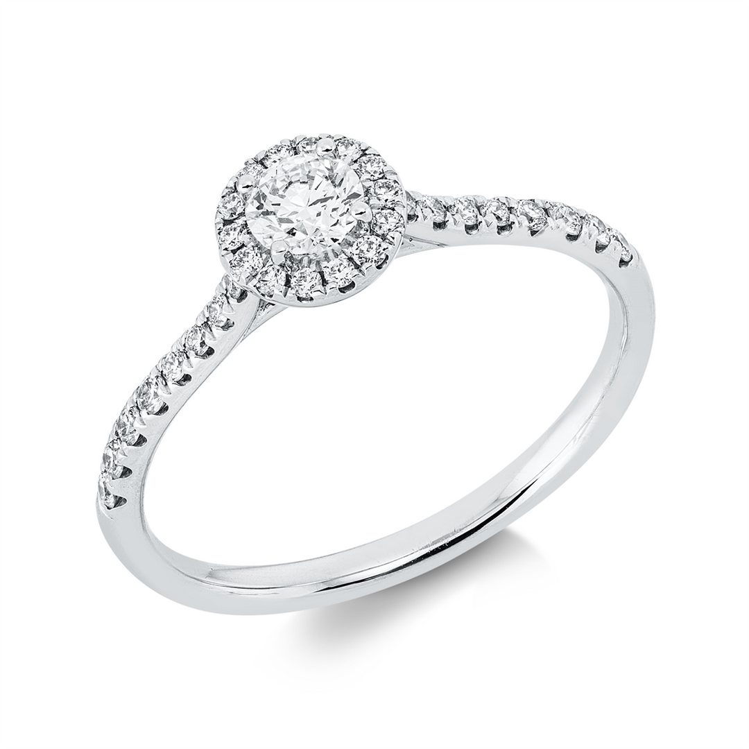 Solitaire mit Besatz Ring - 1JS72