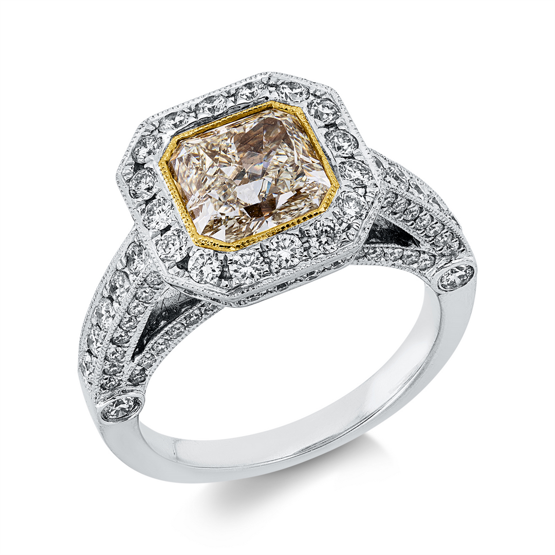 Farbiger Diamant Ring - 1JV36