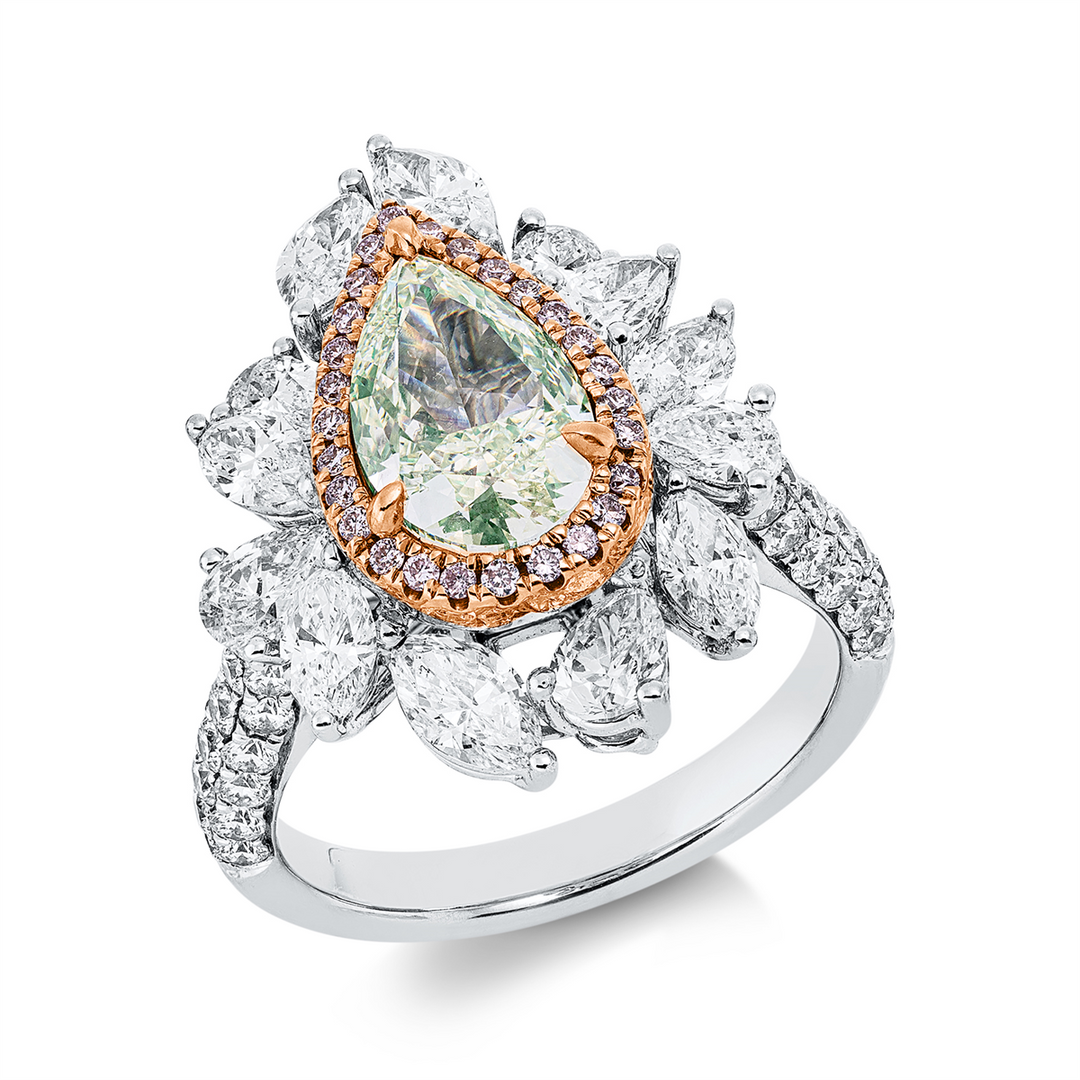 Farbiger Diamant Ring - 1JW58