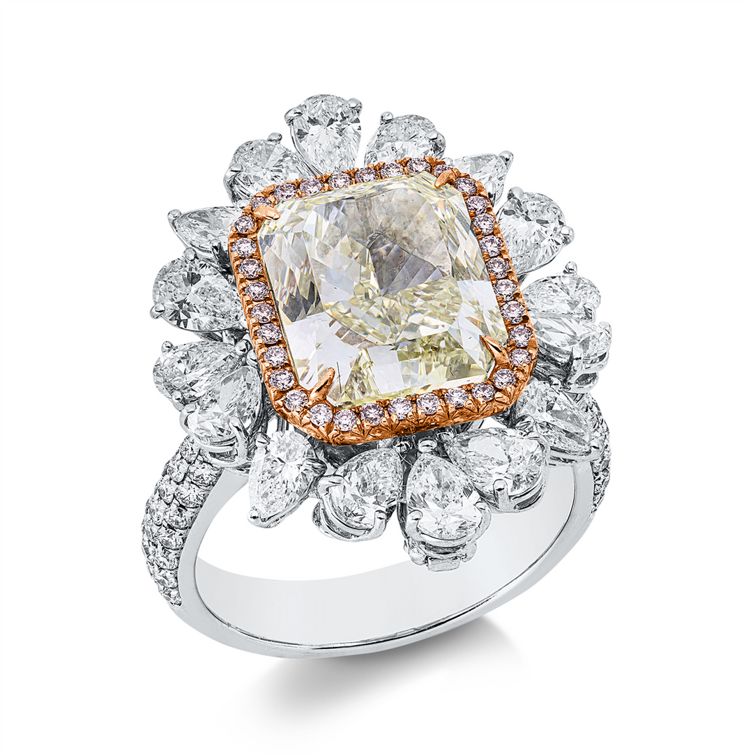 Farbiger Diamant Ring - 1JX20