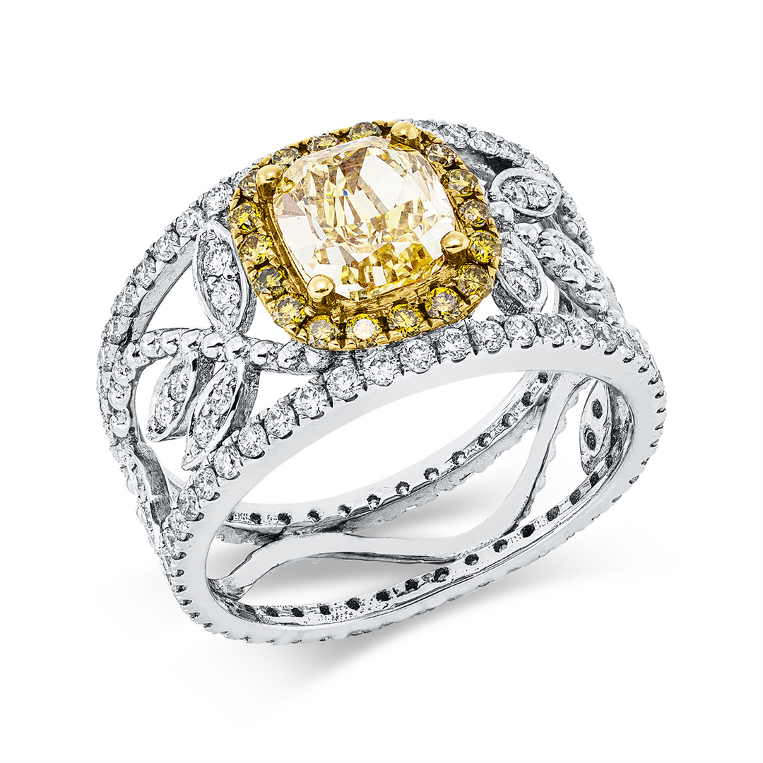 Farbiger Diamant Ring - 1JX83