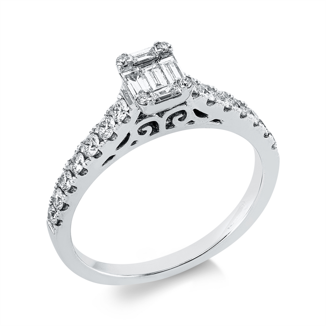 Baguette Illusion Ring - 1JZ74