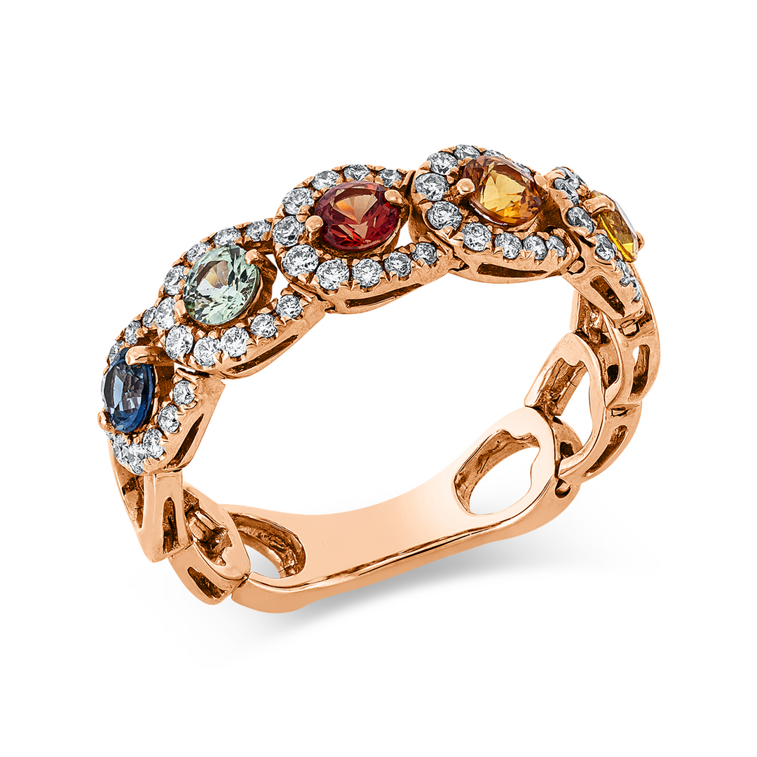 Rainbow &amp; Multicolor Ring - 1KA39