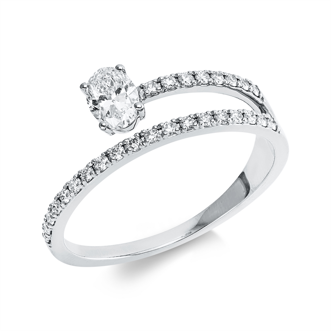 Solitaire mit Besatz Ring - 1KC52