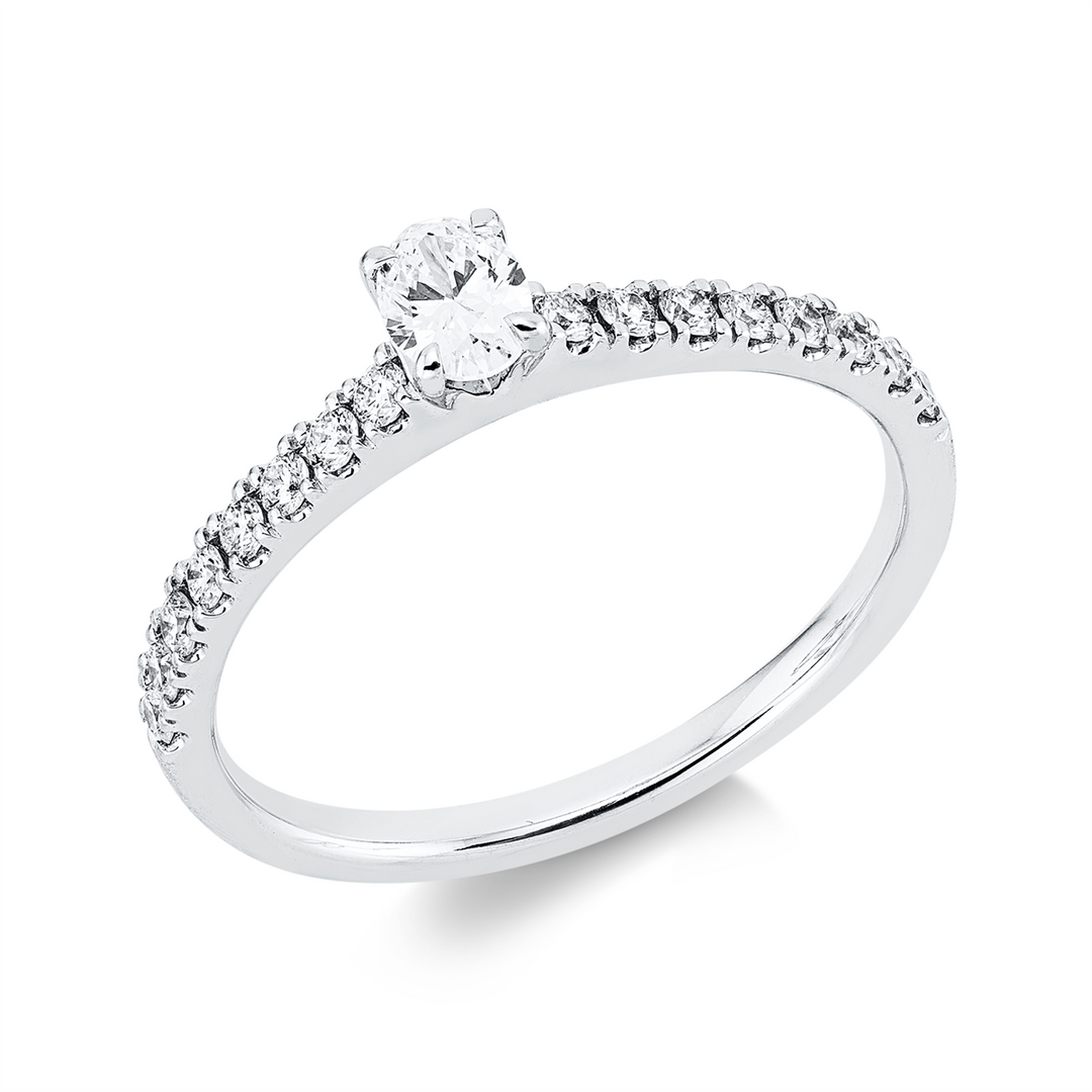 Solitaire mit Besatz Ring - 1KE63