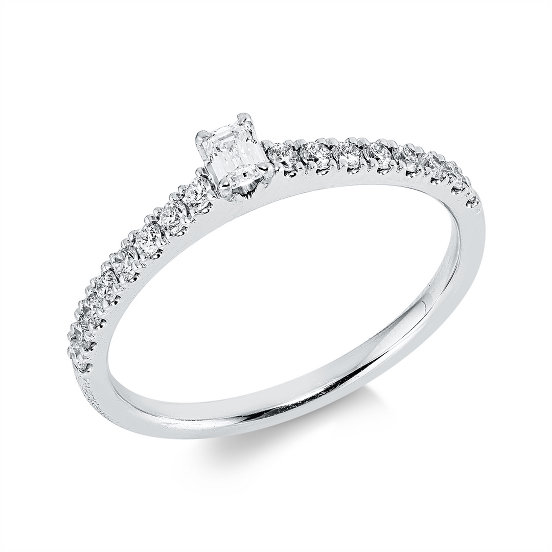 Solitaire mit Besatz Ring - 1KE71