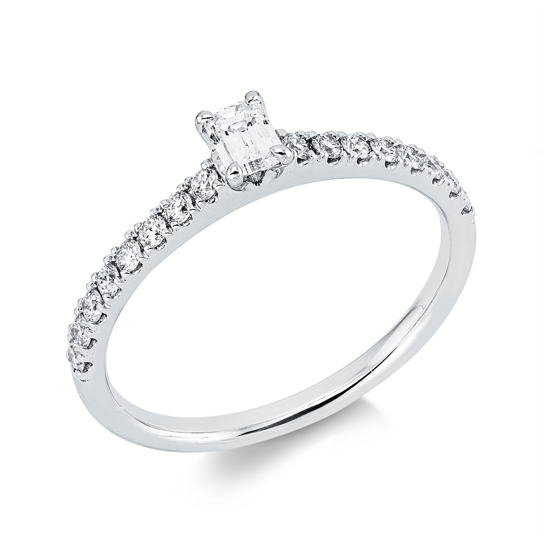 Solitaire mit Besatz Ring - 1KE72