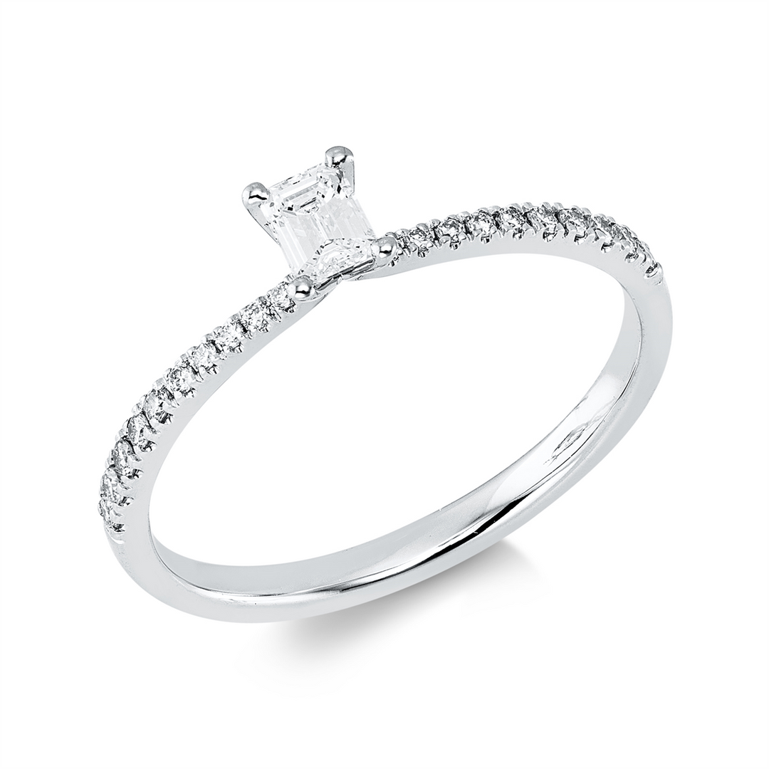 Solitaire mit Besatz Ring - 1KE96