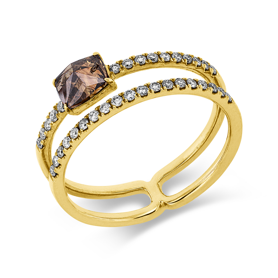 Farbiger Diamant Ring - 1KI40