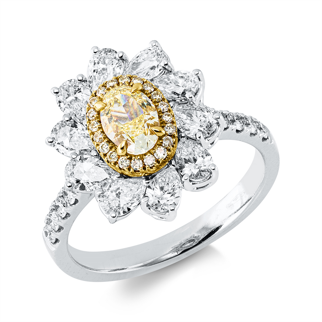 Farbiger Diamant Ring - 1KK06