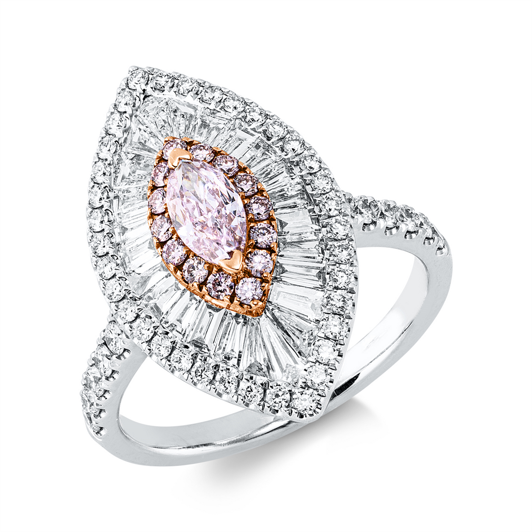 Farbiger Diamant Ring - 1KK08