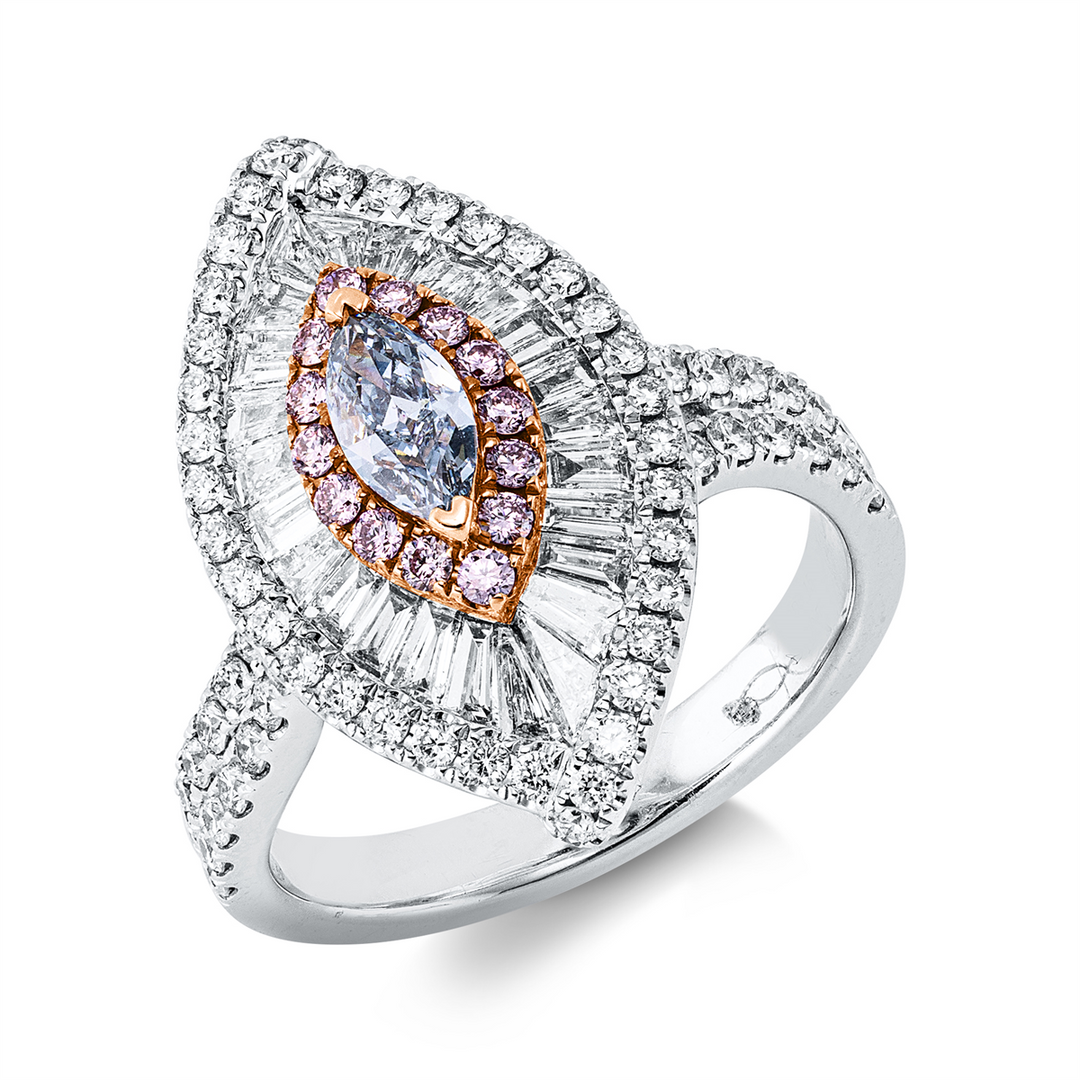Farbiger Diamant Ring - 1KK09