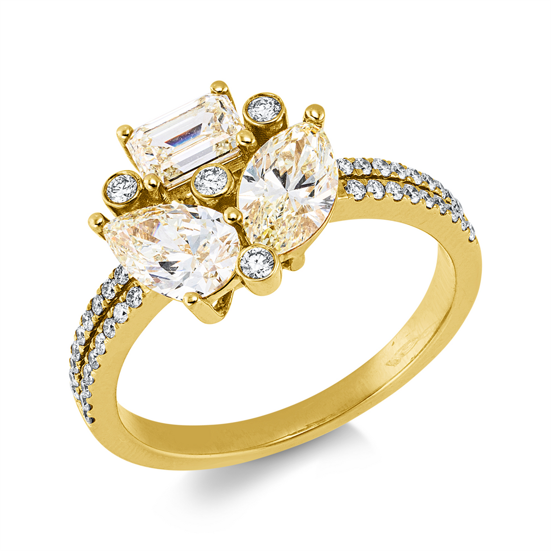 Farbiger Diamant Ring - 1KK38