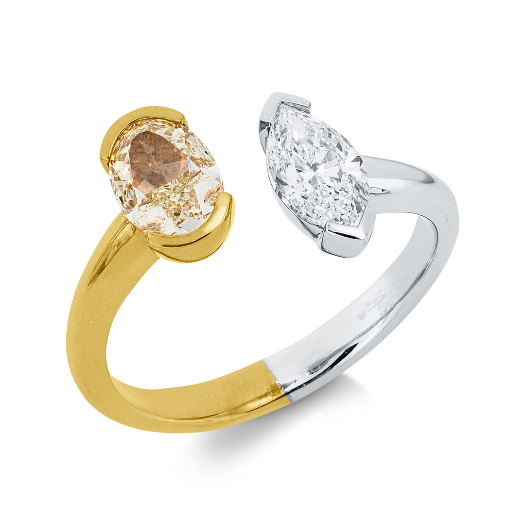 Farbiger Diamant Ring - 1KM29