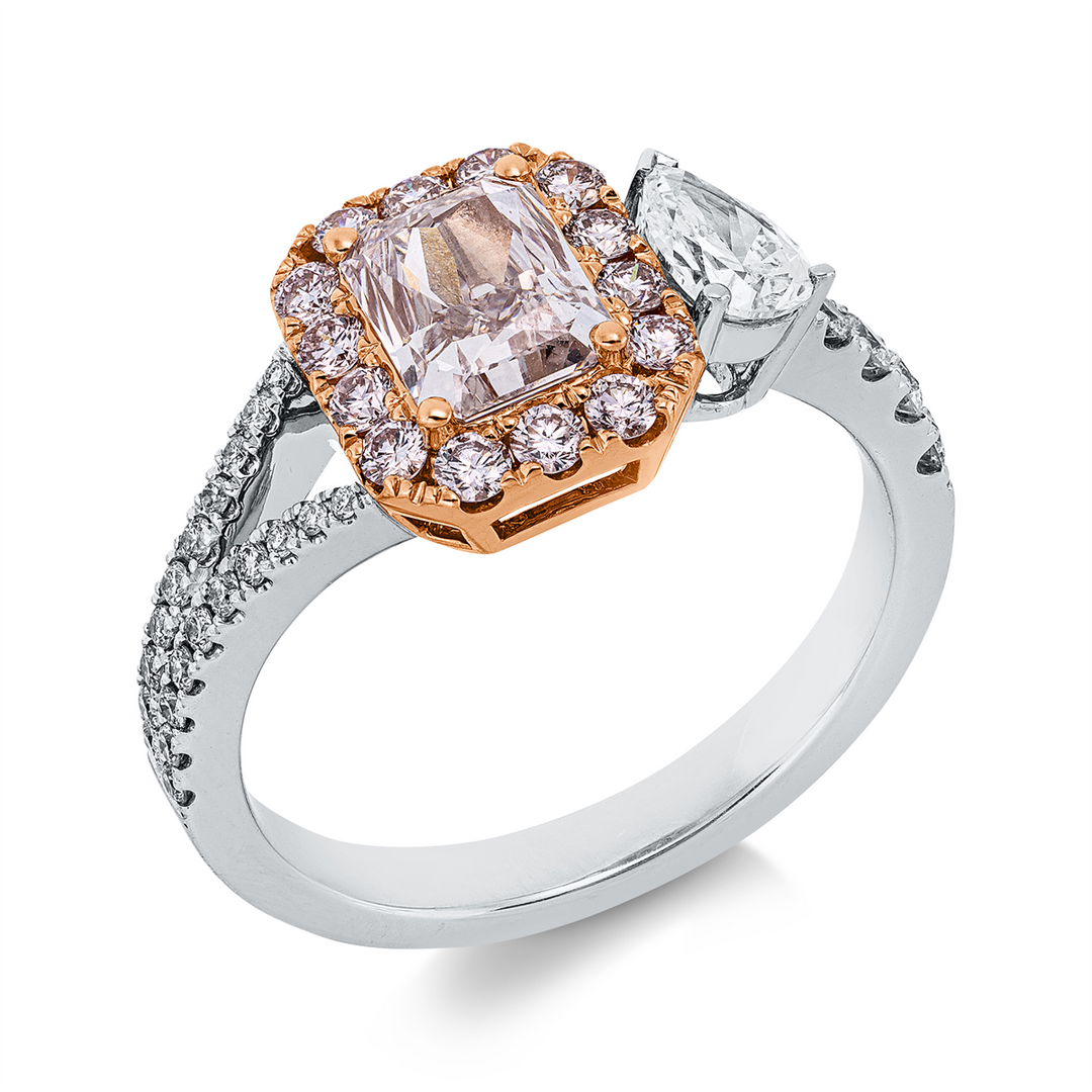 Farbiger Diamant Ring - 1KM40
