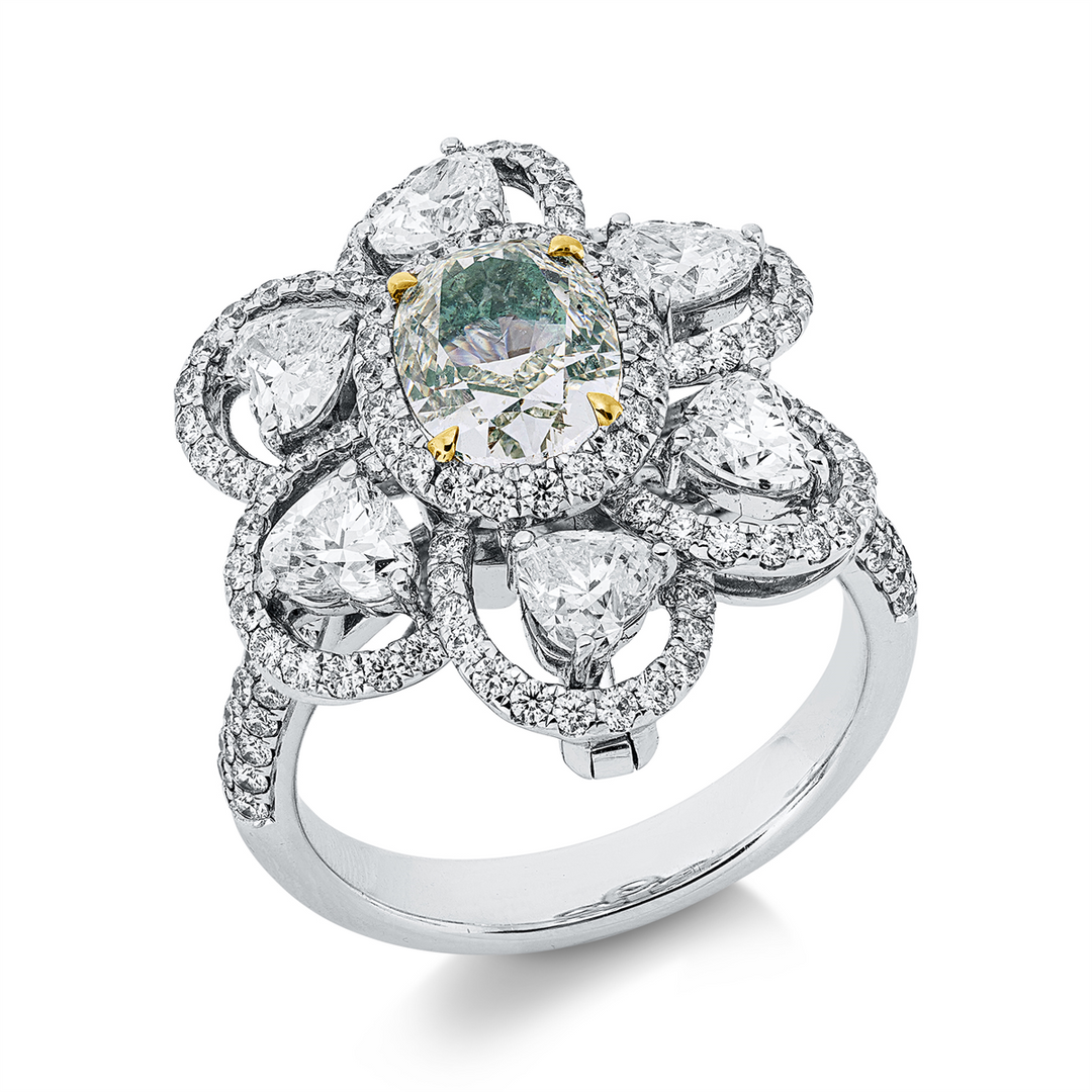 Farbiger Diamant Ring - 1KM55