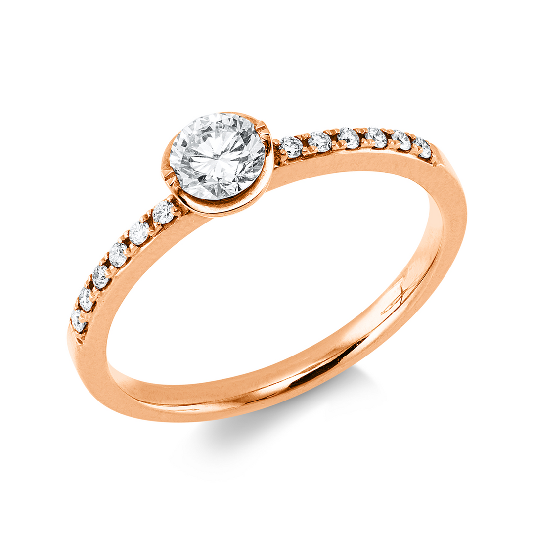 Solitaire mit Besatz Ring - 1KN26