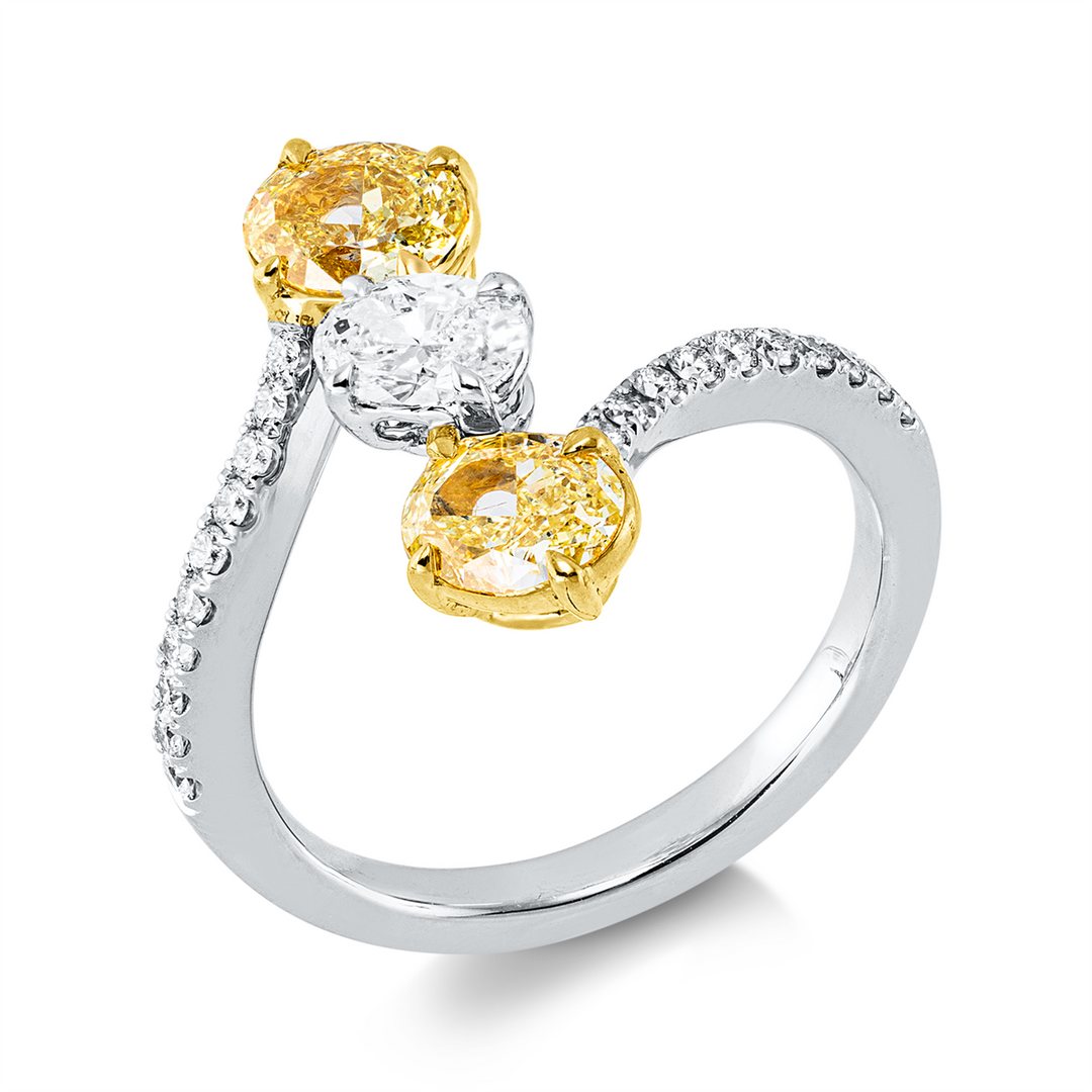 Farbiger Diamant Ring - 1KN66