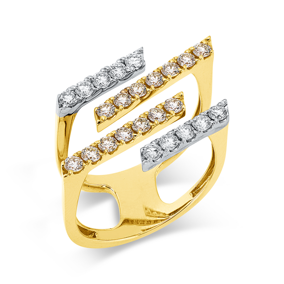 Farbiger Diamant Ring - 1KO05