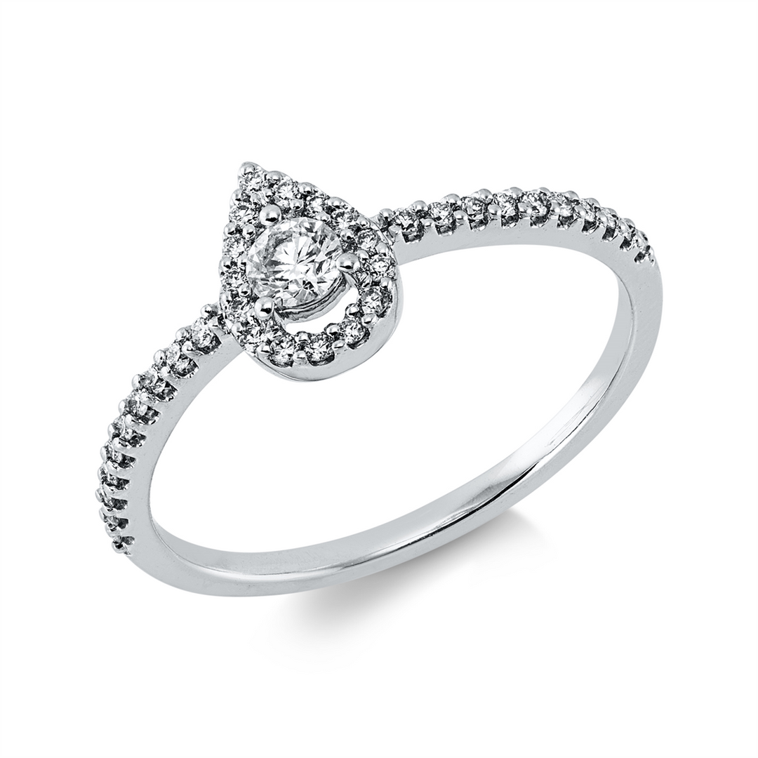 Solitaire mit Besatz Ring - 1KT68