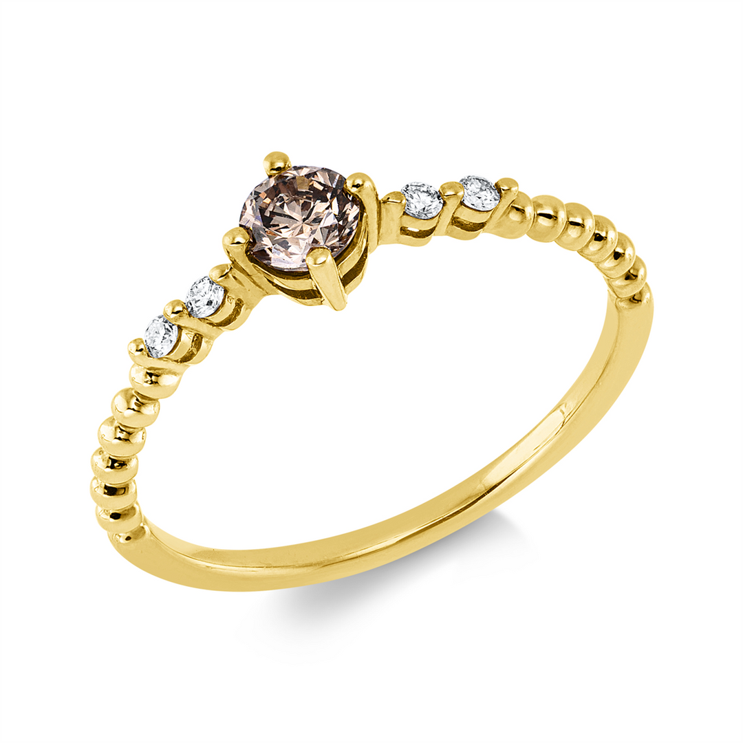 Farbiger Diamant Ring - 1KT87