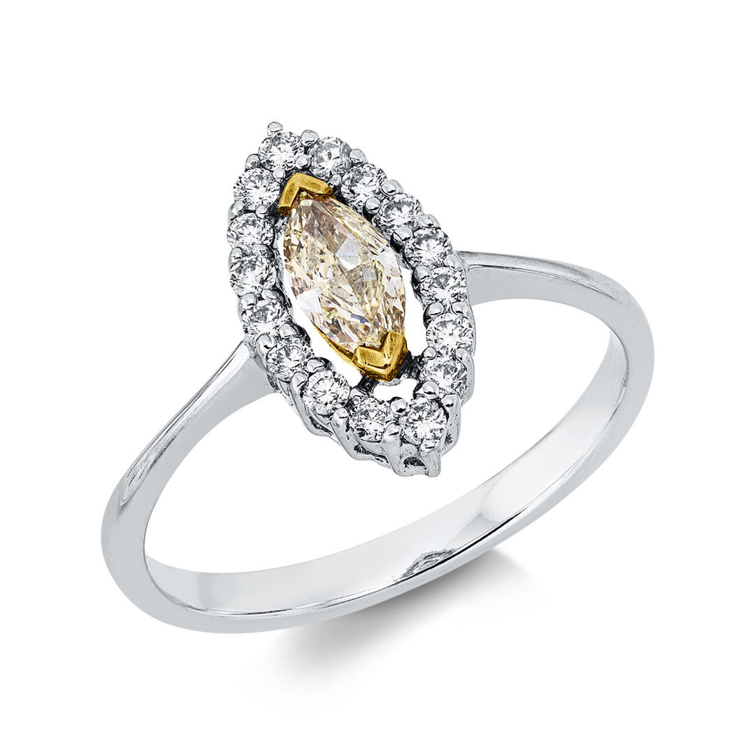 Farbiger Diamant Ring - 1KV59