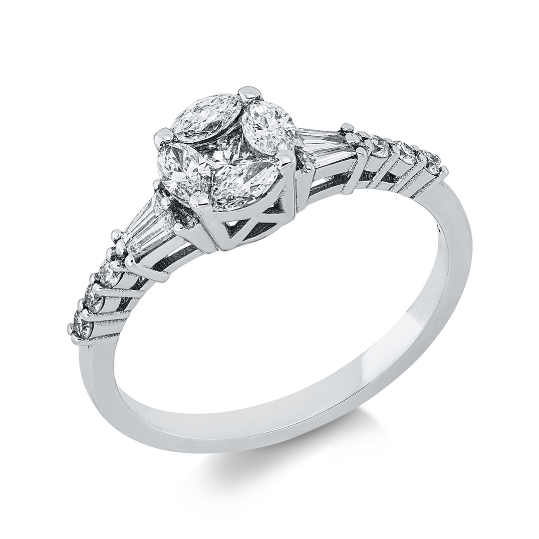 Baguette Illusion Ring - 1KW18
