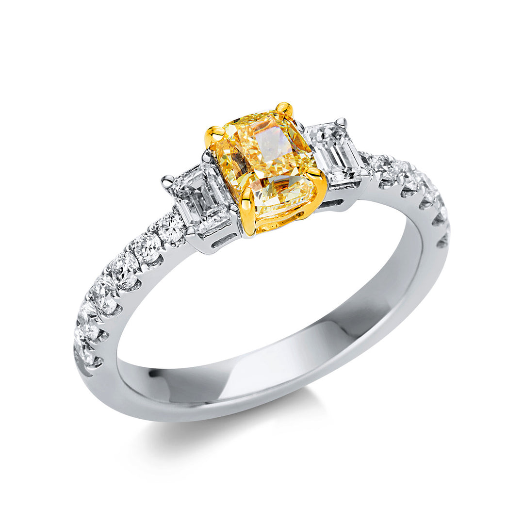 Farbiger Diamant Ring - 1N742