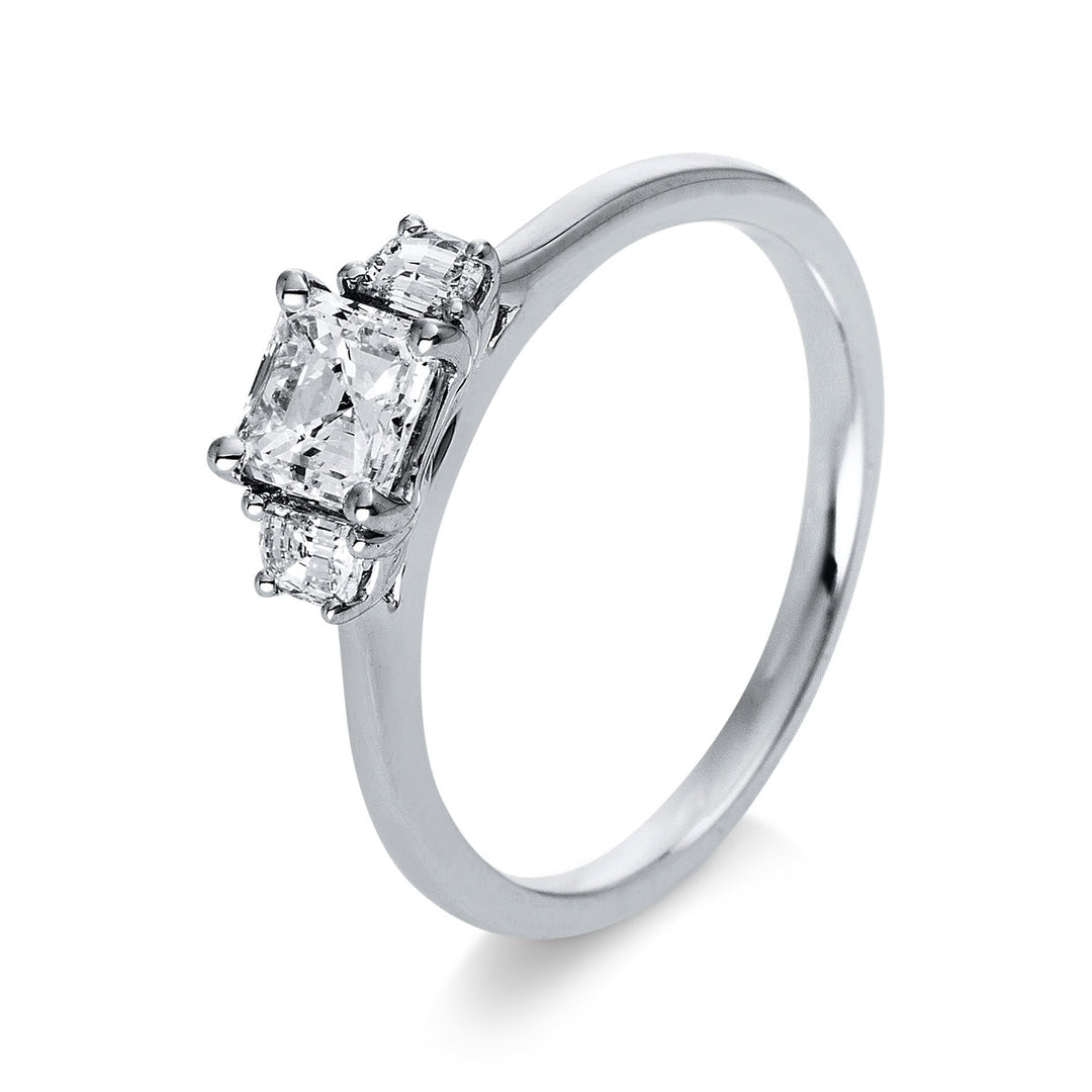 Solitaire mit Besatz Ring - 1P673
