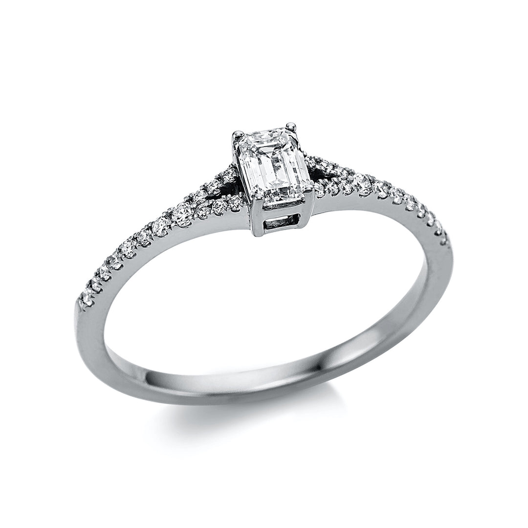 Solitaire mit Besatz Ring - 1U482