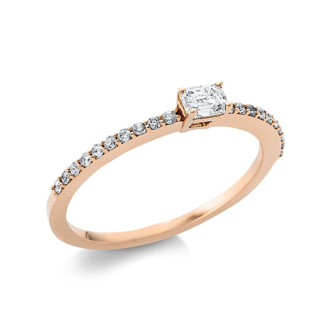 Solitaire mit Besatz Ring - 1U616