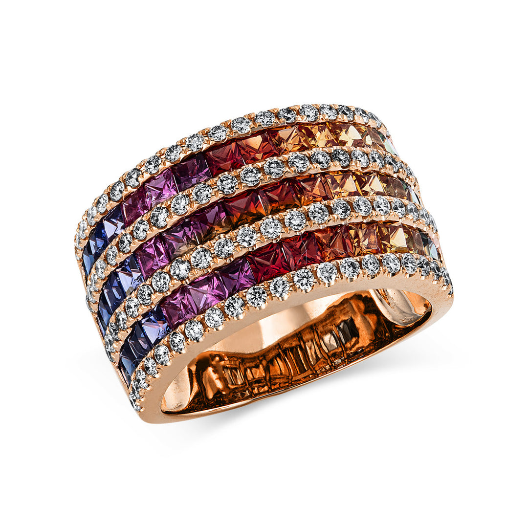 Rainbow &amp; Multicolor Ring - 1X407