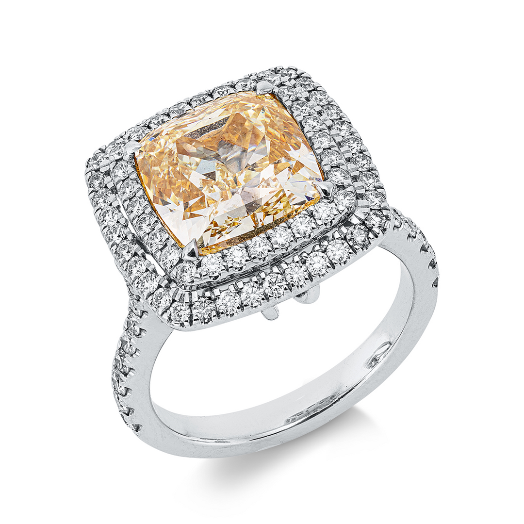 Farbiger Diamant Ring - 1X418