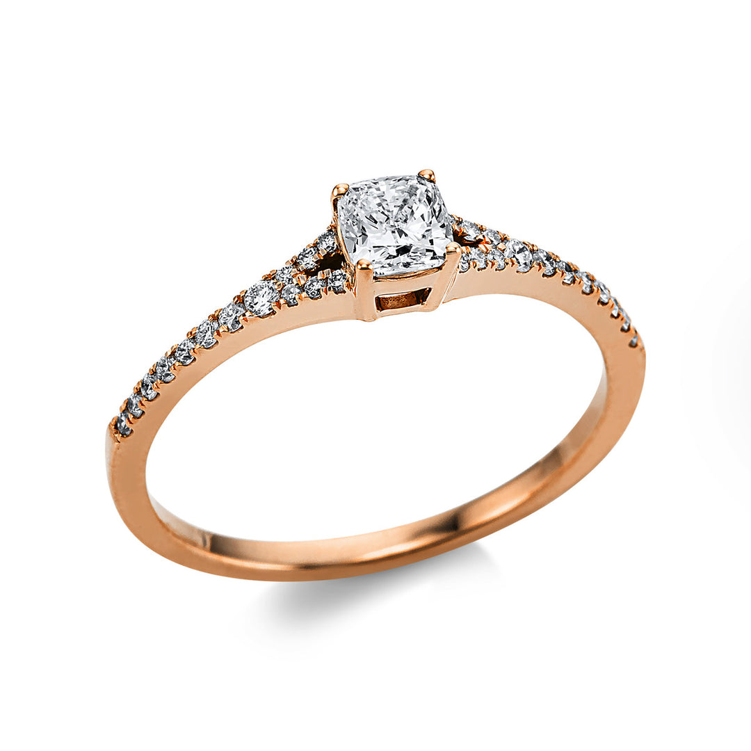 Solitaire mit Besatz Ring - 1Z691