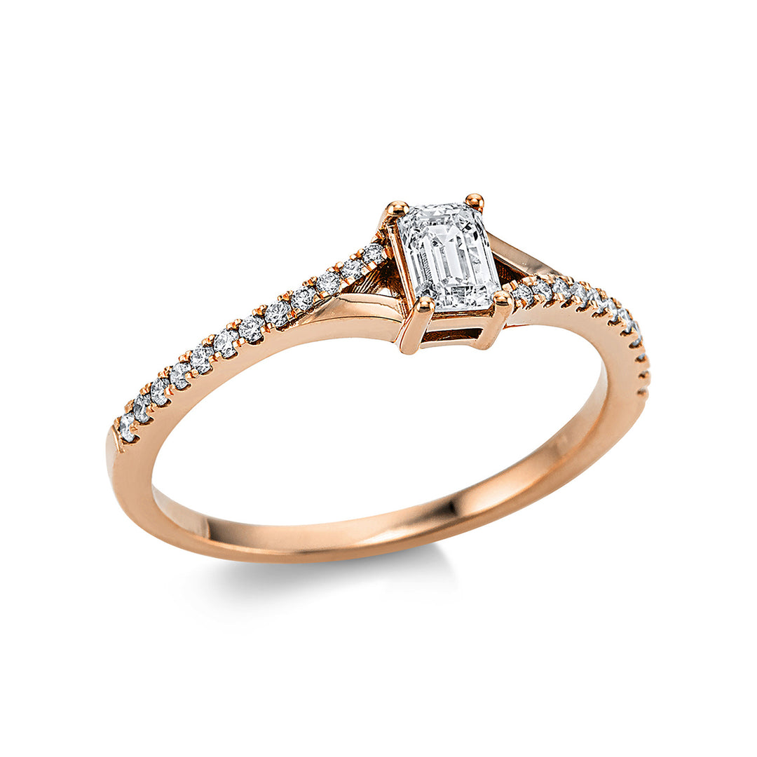 Solitaire mit Besatz Ring - 1Z704