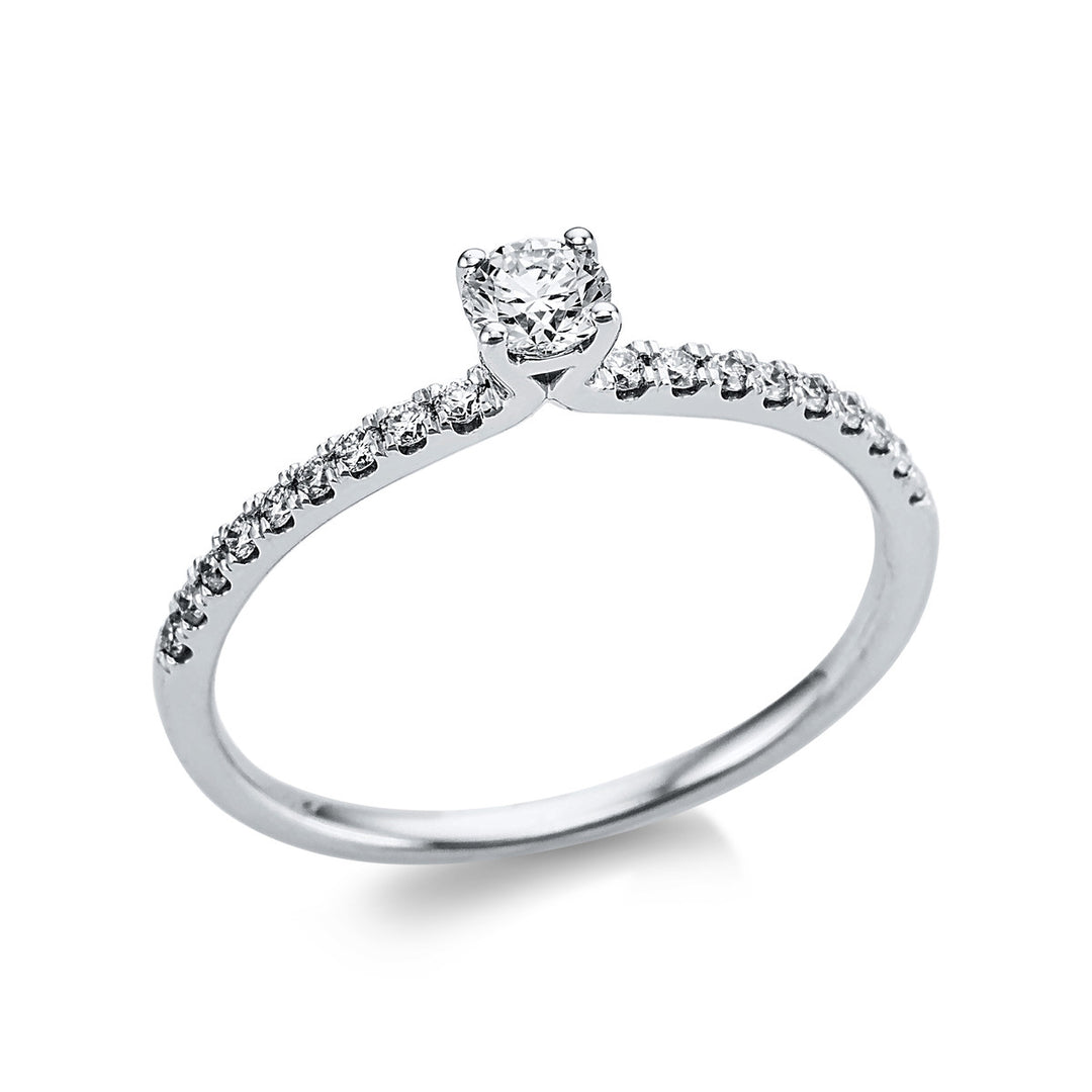 Solitaire mit Besatz Ring - 1Z705