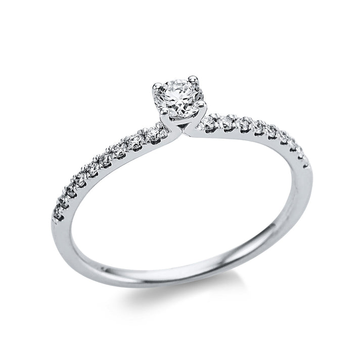 Solitaire mit Besatz Ring - 1Z705