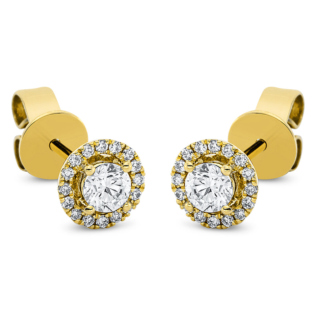 Solitaire mit Besatz Ohrstecker - 2I494
