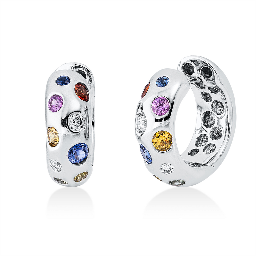 Rainbow &amp; Multicolor Creolen - 2J241