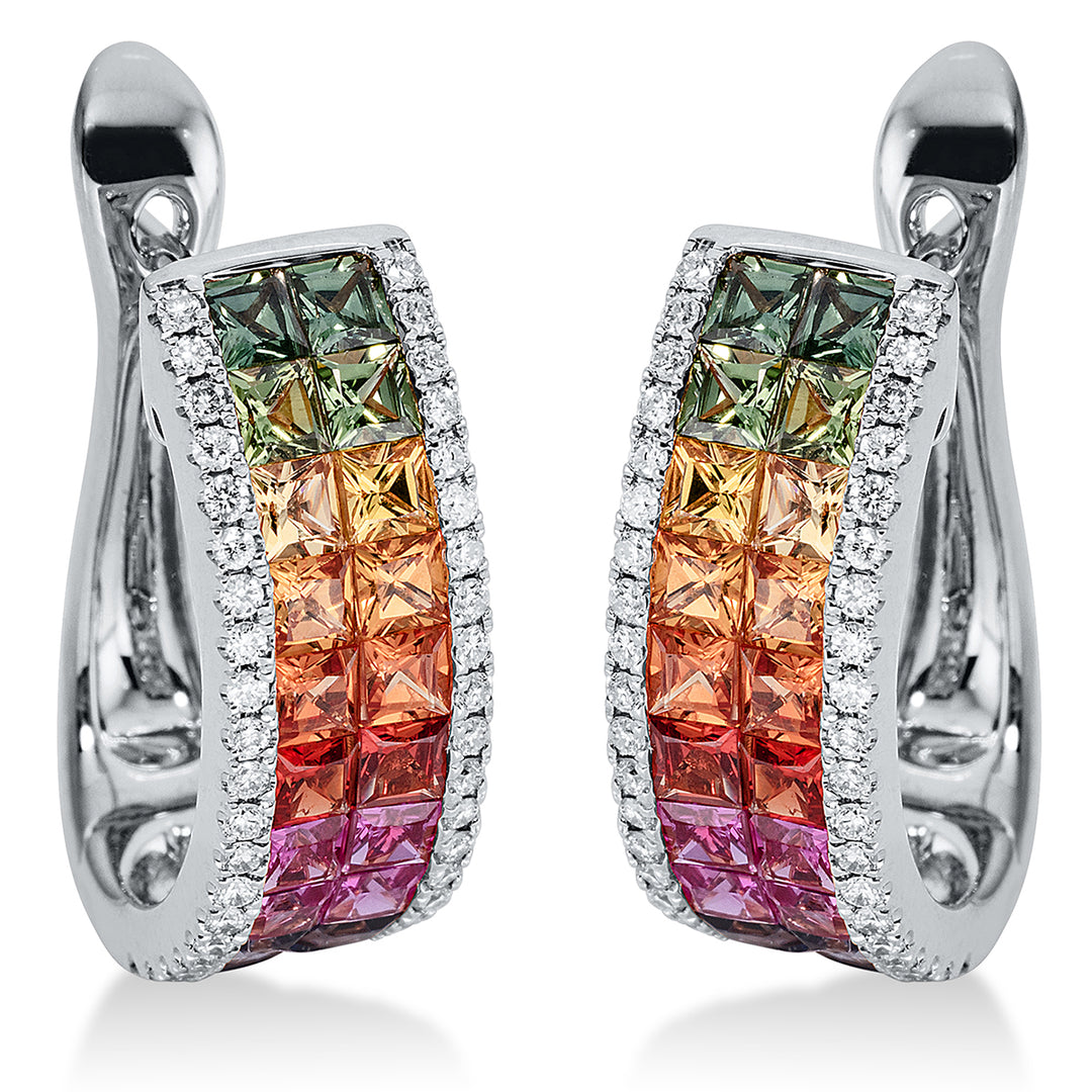 Rainbow &amp; Multicolor Creolen - 2K296