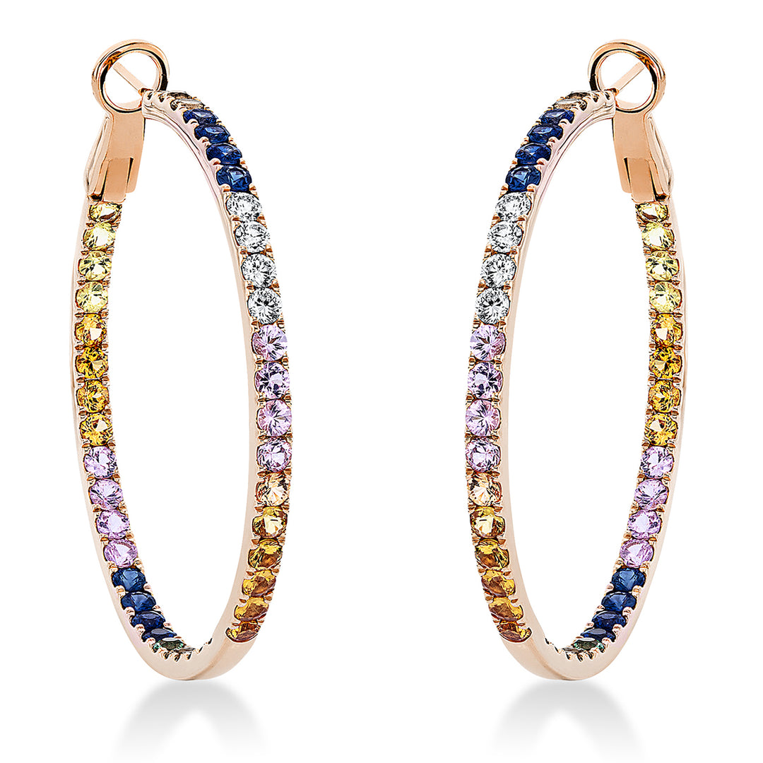 Rainbow &amp; Multicolor Creolen - 2L702