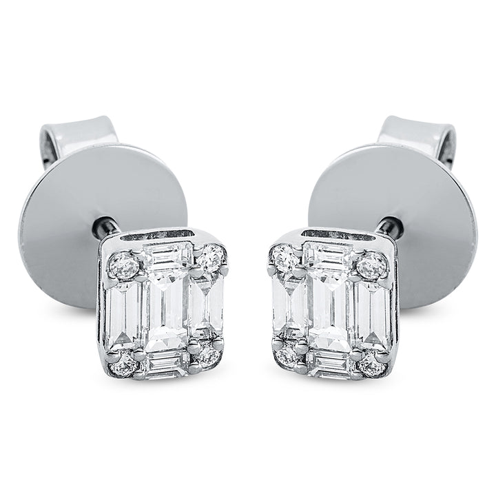 Baguette Illusion Ohrstecker - 2O510