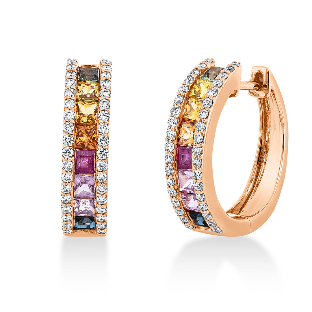 Rainbow &amp; Multicolor Creolen - 2R922